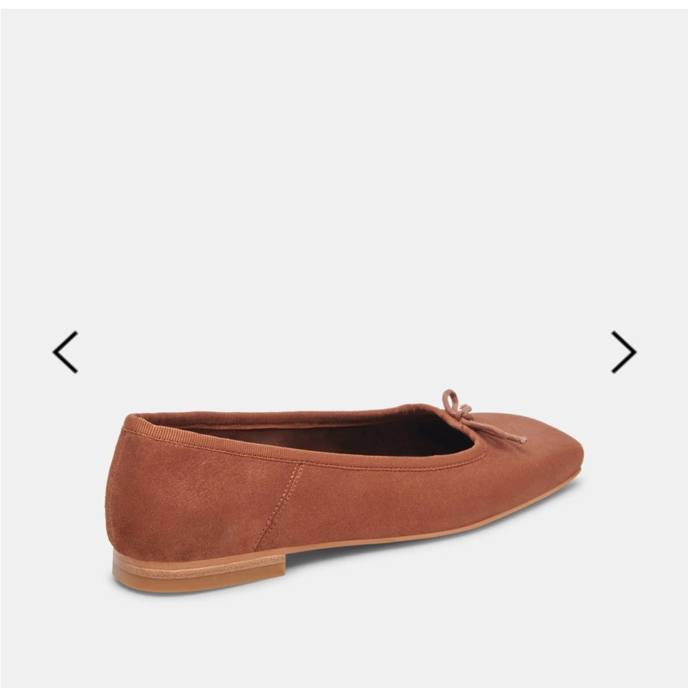 NIB Dolce Vita Anisa Copper Metallic Ballet Flats - Picture 3 of 12